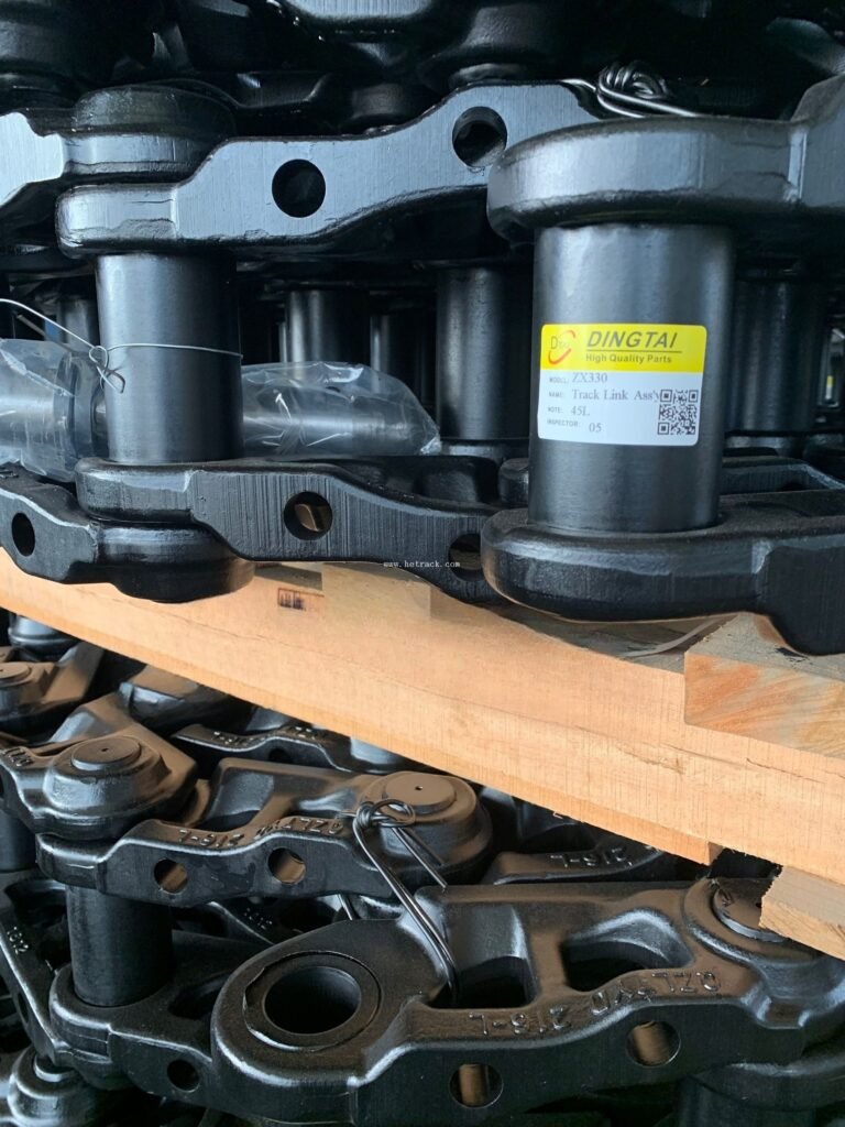 قطع غيار الهيكل السفلي للحفار ZX330 - سلسلة الجنزير (مجموعة وصلة الجنزير)