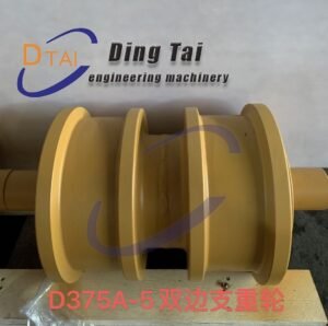 رولر سفلي (بكرة جنزير) بشفة واحدة وشفتين (Single/Double Flange) D375 - أجزاء الهيكل السفلي للبلدوزر
