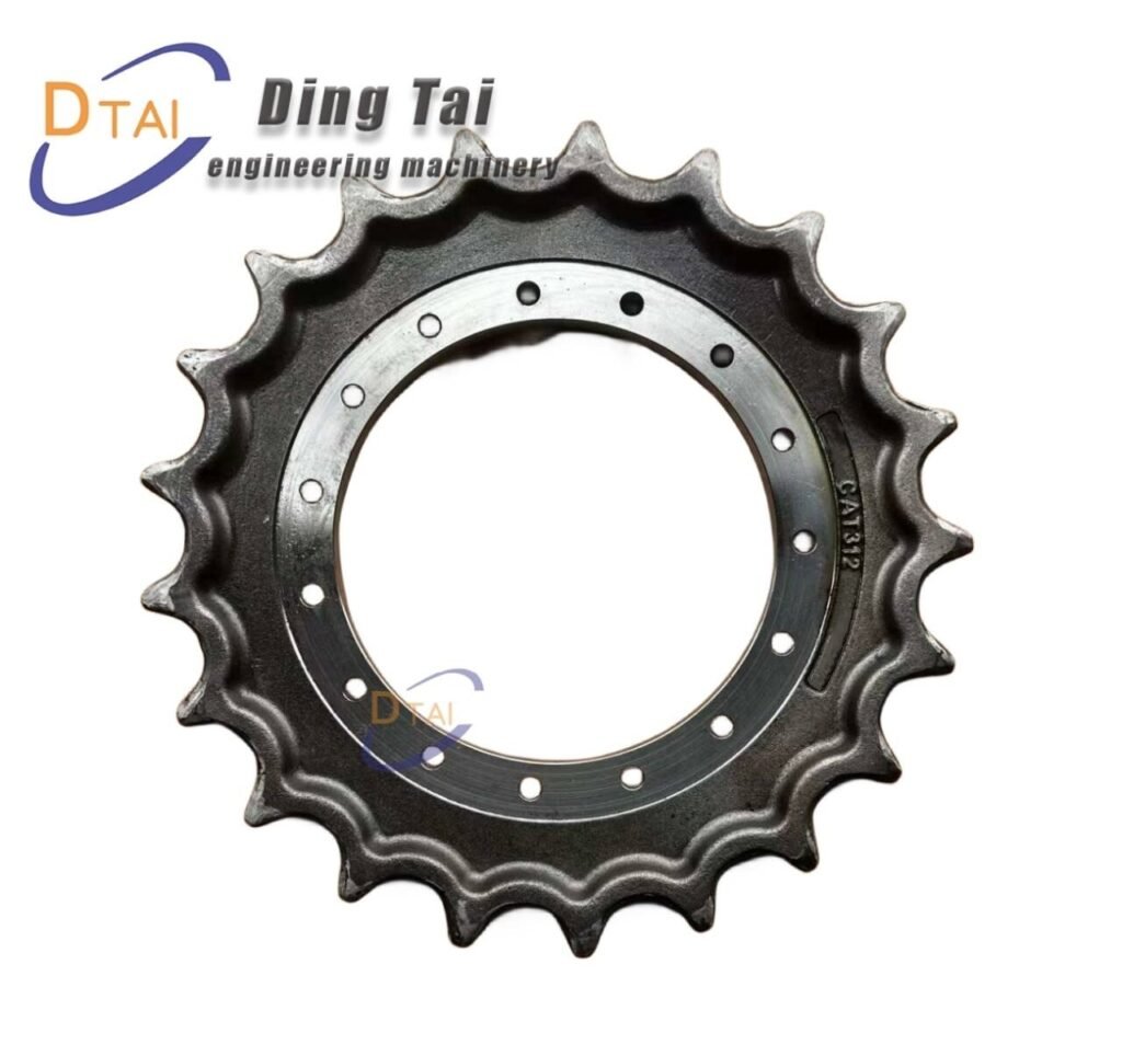 ترس قيادة (Sprocket) E312 لقطع غيار معدات الحفار - أجزاء الهيكل السفلي - ترس الجنزير