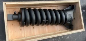 نابض شد الجنزير (Recoil Spring) / مجموعة شد الجنزير (Track Adjuster) / أسطوانة الشد (Tension Cylinder) للحفار DX225