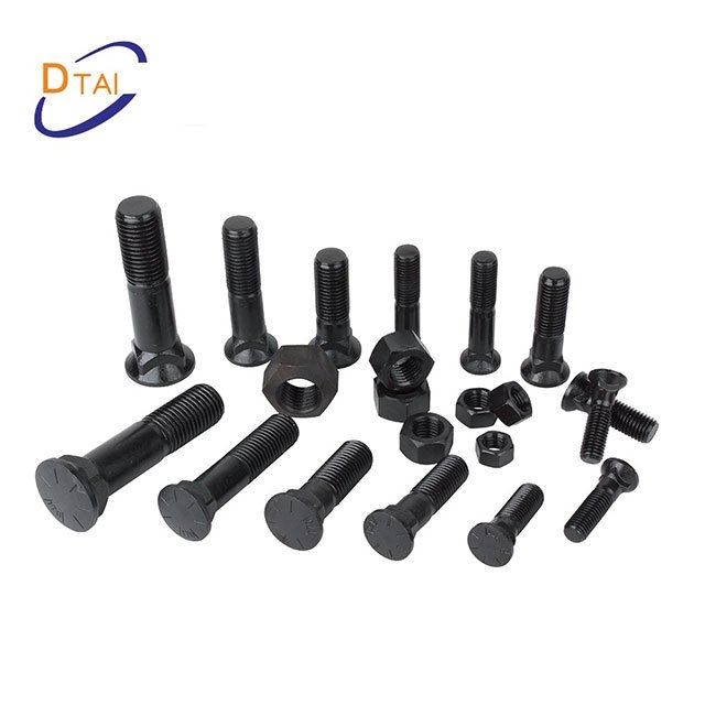 مسامير وصواميل بلاطة الجنزير (Track Pad Bolts And Nuts) للحفار (Bolt&nut) M20.5*55